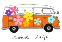 Groovy Hippie Microbus