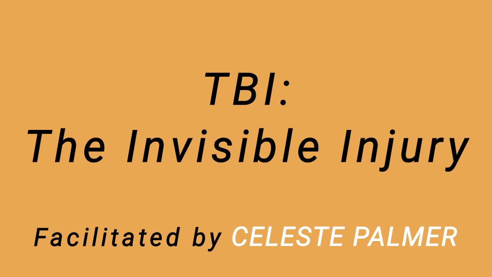 TBI: The Invisible Injury : facilitated by Celeste Palmer