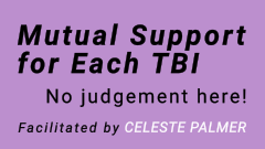 Mutual Support for Each TBI - No Judgement Here! : facilitated by Celeste Palmer